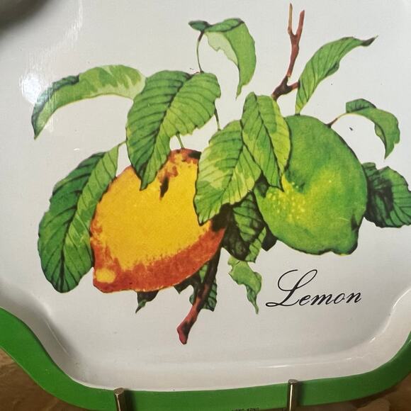 Tin Lemon Tray - Picture 3 of 5